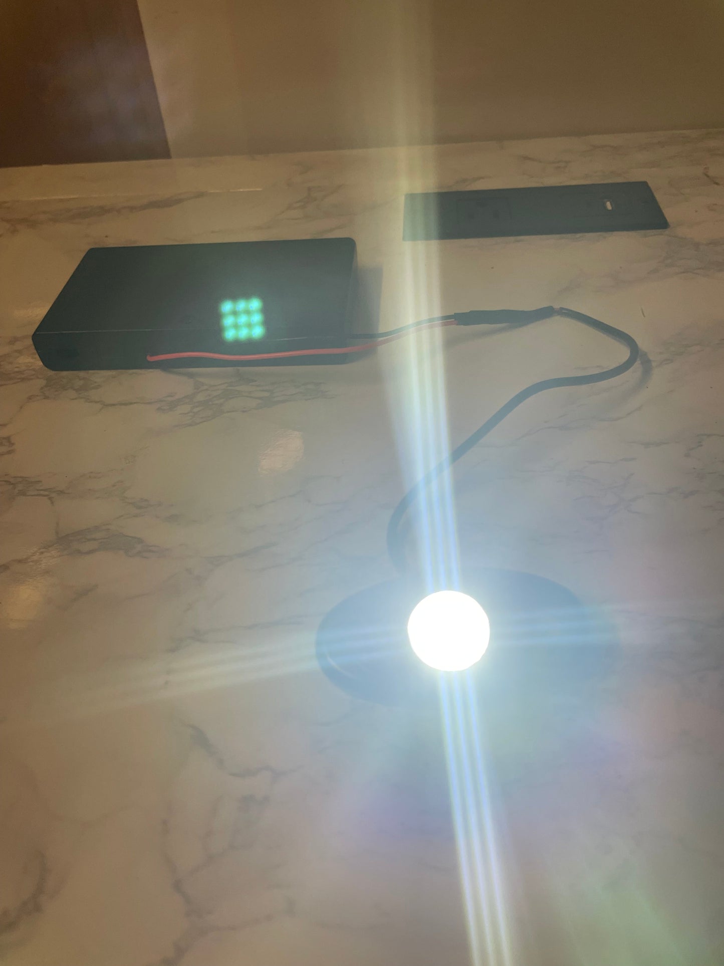 Budget Battery powered rock light