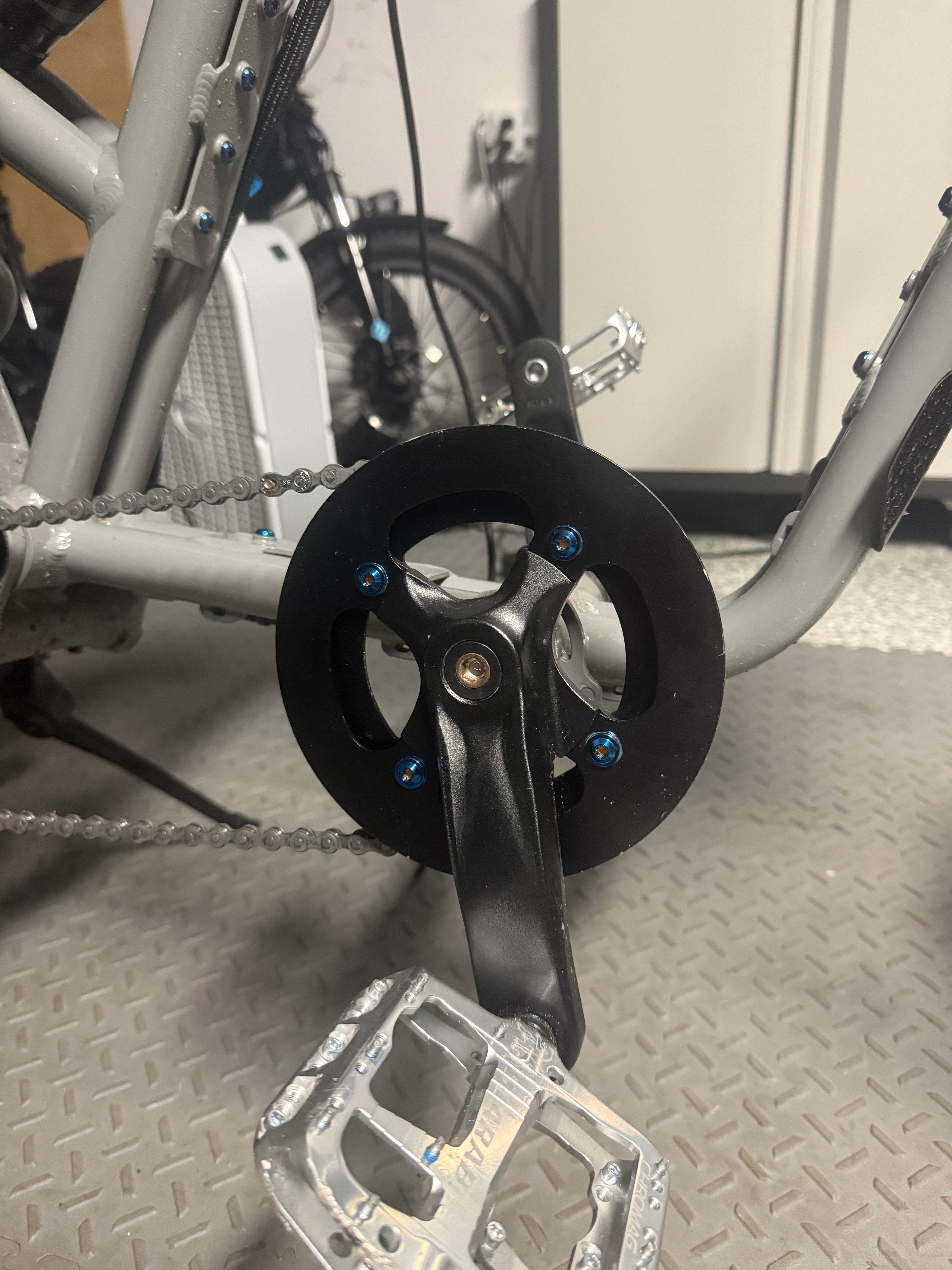 Super 73 front sprocket titanium bolts