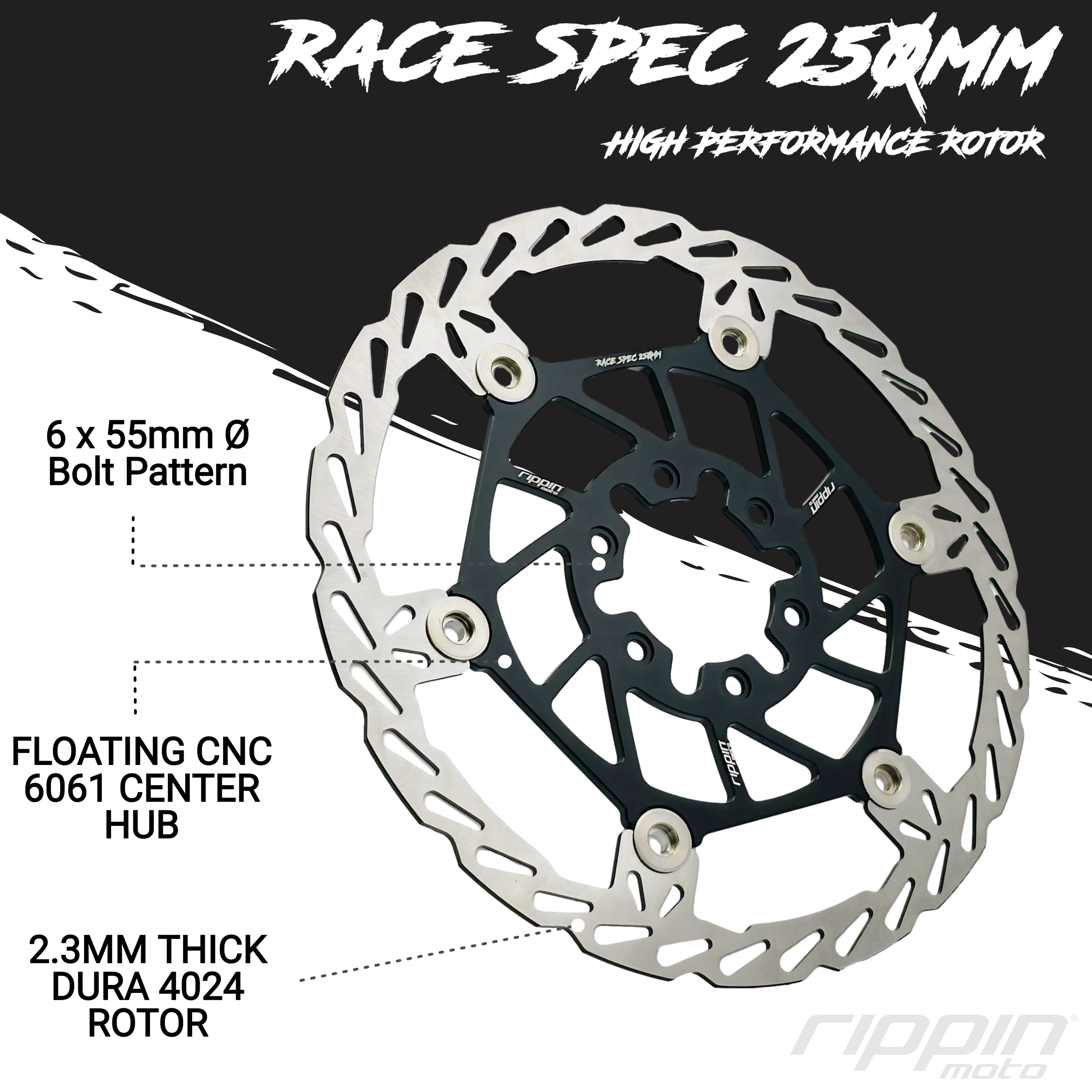 250mm Race Spec Oversize Brake Rotor [Rear] for Surron LBX & E-Ride PRO 2.0